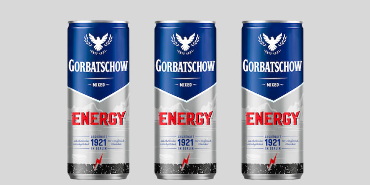 Drei Dosen Gorbatschow Energy