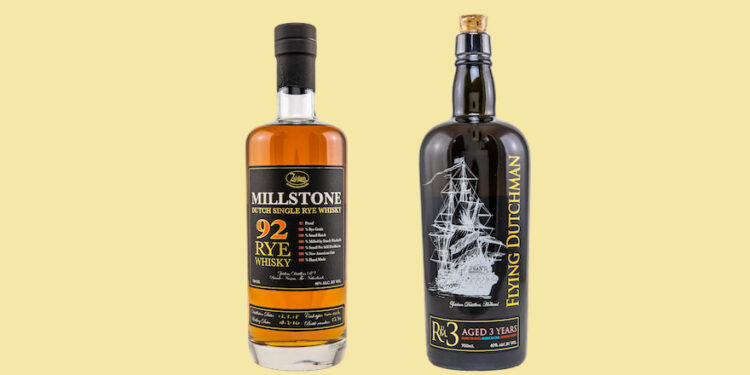 Flaschen der Marken Millstone und Flying Dutchman