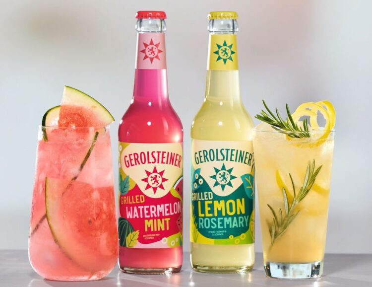 Die beiden neuen Sorten - Flaschen und Gläser