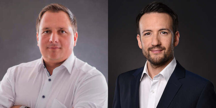 Porträts Rüdiger Biehl (links) und Nick Binderer