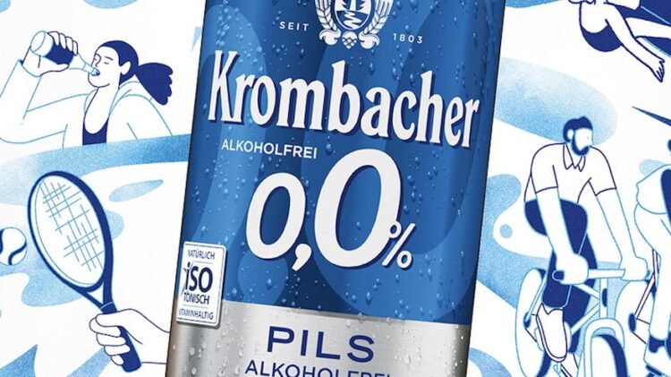 Krombacher 0,0 in neuem Design