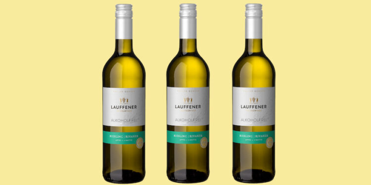 3 Flaschen Lauffener Weingärtner Riesling und Rivaner alkoholfrei
