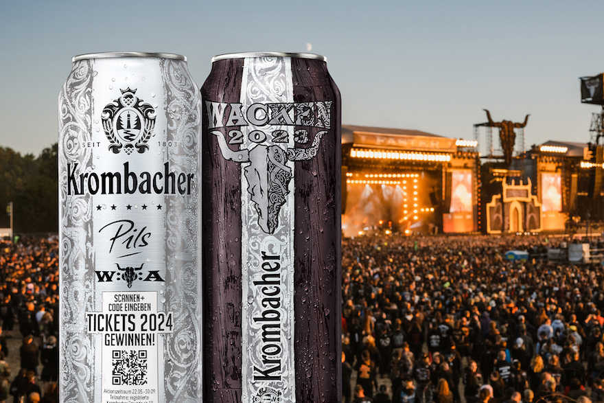 Ab sofort im Handel: die Sonderedition zum Festival (Foto: Krombacher)