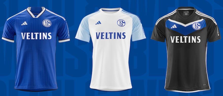 Die neuen Schalke Trikots der Saison 23/24