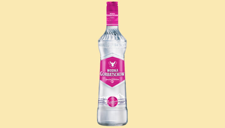 Flasche Gorbatschow Wodka Raspberry