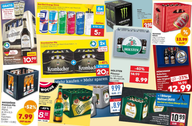 Foto mit Ausschnitten aus handzetteln