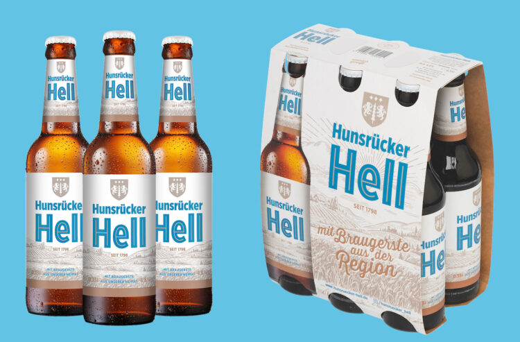 Foto Flaschen und Sixpack Hunsrücker Hell