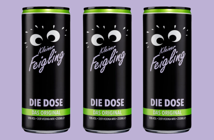 Foto drei Dosen kleiner Feigling