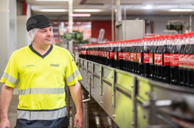 Abfüllung der CCEP Deutschland am Standort Hildesheim (Foto: Artis-Uli Deck)