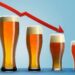 Abwärtstrend beim Bierabsatz setzt sich fort