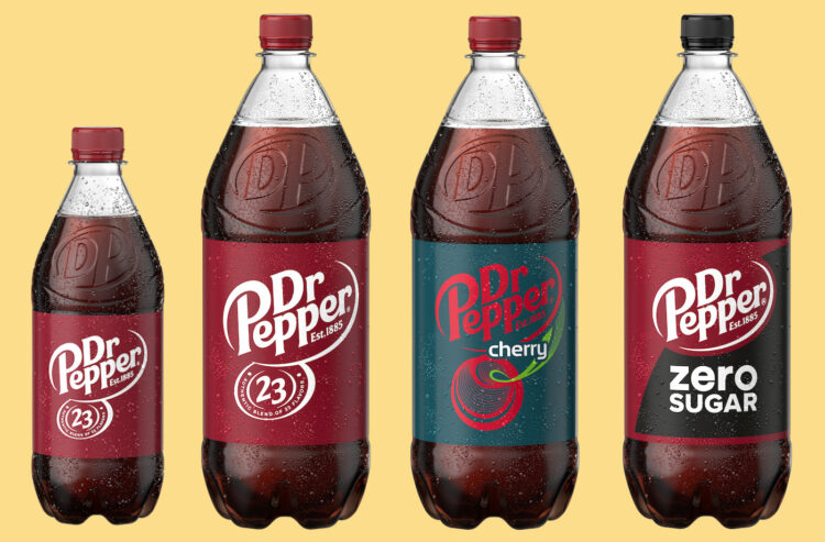 Fotos der neuen Dr Pepper Flaschen