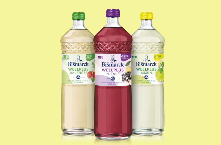 Der Flaschen der neuen Range Wellplus