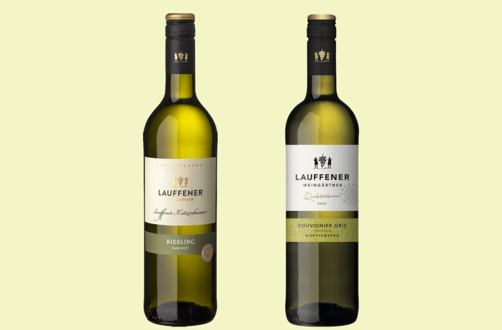 Die Marke Lauffener in der alten (links) und neuen Flaschenausstattung 