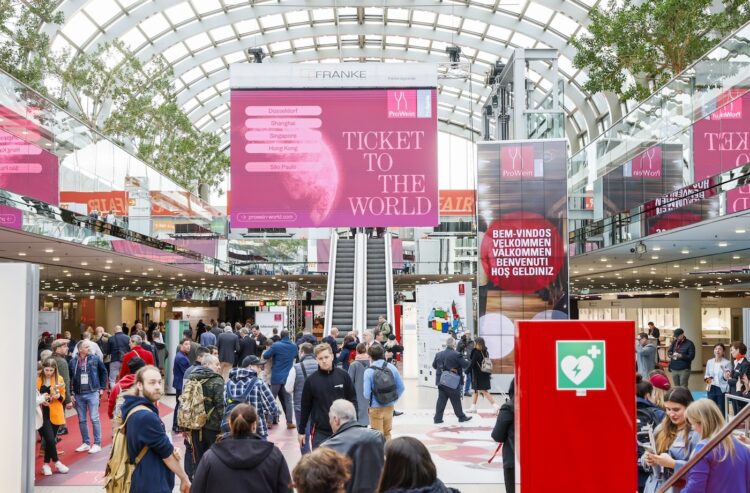 Blick in Eingangsbereich Nord der ProWein