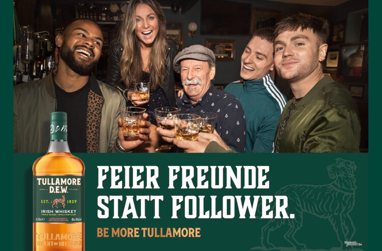 Eines von verschiedenen neuen Werbemotiven