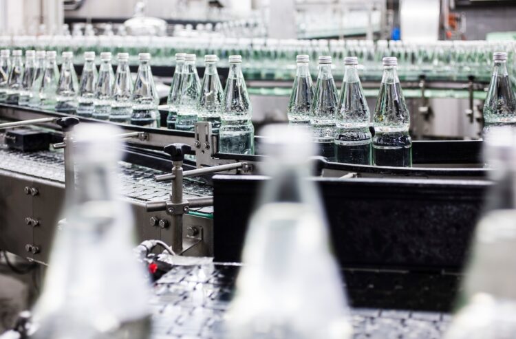Abfüllanlage für Mineralwasser