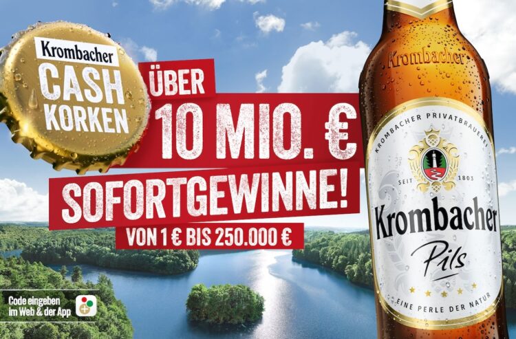 Werbefoto der Kronkorken-Aktion