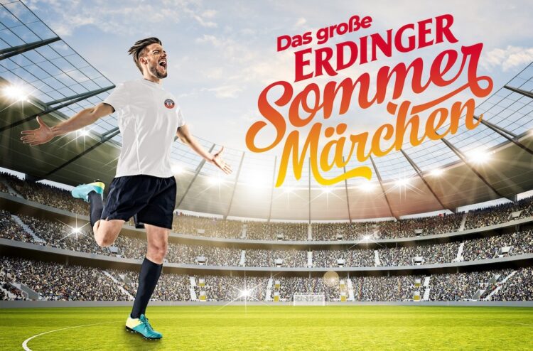 Erdinger-Kampagnen-Motiv zur Fußball EM