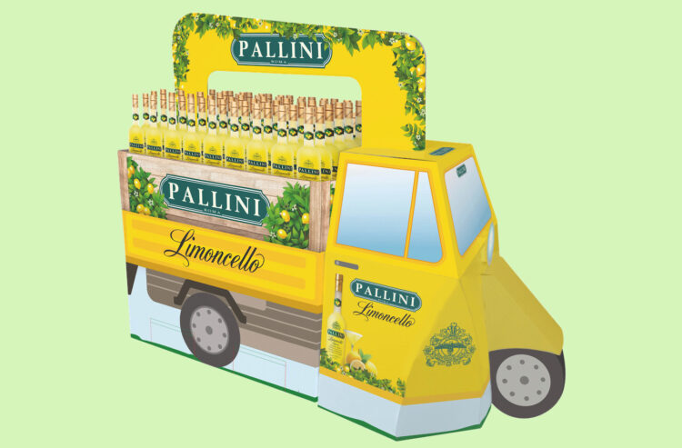 Sonderplatzierung mit Großdisplay