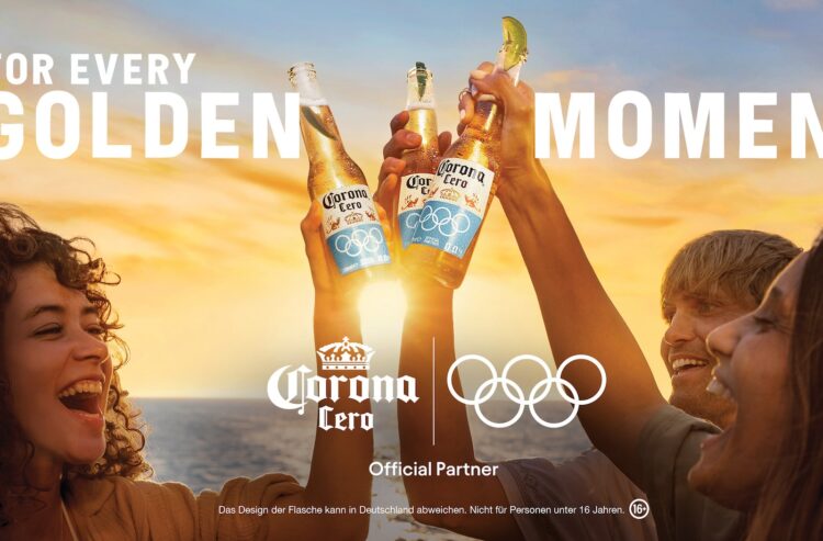 Corona Cero Werbemotiv zu den Olympischen Spielen