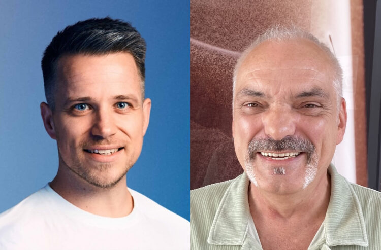 Porträts Adrian Klie (links) und Jürgen Granitza