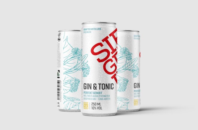 Drei Dosen Siegfried Gin & Tonic