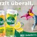 Werbung für Bizzl im neuen Gebinde