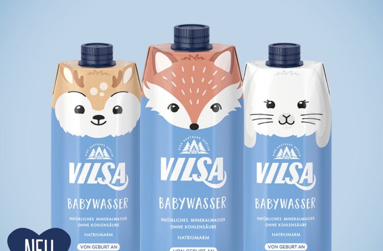 Vilsa Babywasser in drei Design-Varianten