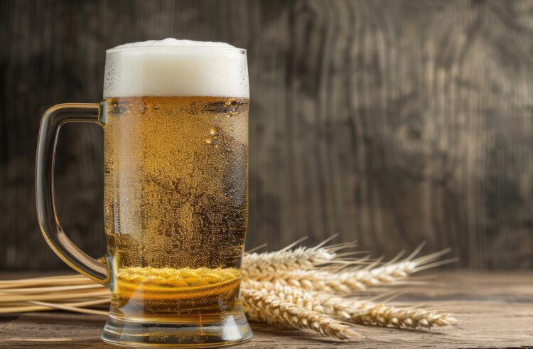 Foto eines Bierglases