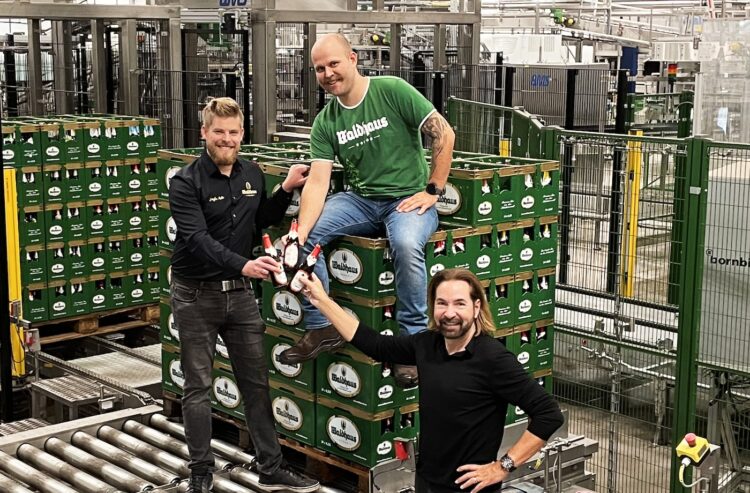 Foto von Technischer Leiter Steffen Müller, Produktionsleiter Mathias Matt und Brauerei-Chef Dieter Schmid