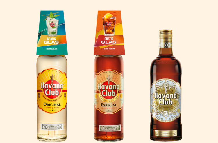 Drei Sorten Havana Club in weihnachtlicher Sonderausstattung