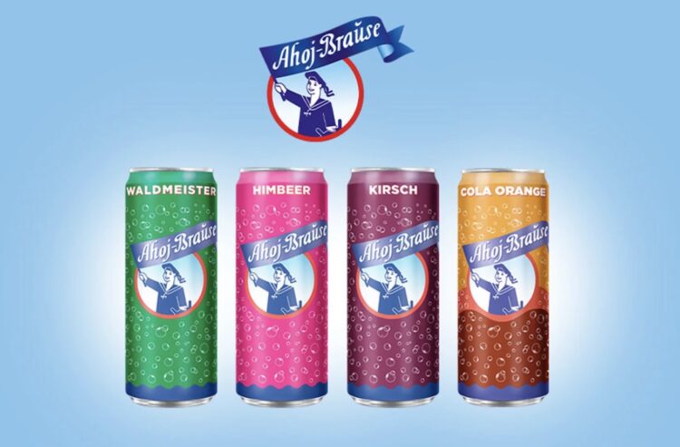 vier Dosen Ahoj-Brause