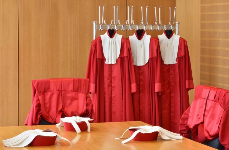 Rote Roben der Bundesverfassungsrichter