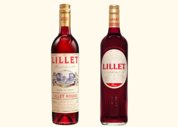 Lillet (Sorte Rouge) im alten (links) und neuen Design