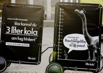 Begleitend zur Grünen Woche ist die Kampagne in Berlin zu sehen. (Foto: Fritz-Kola)