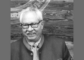 Schwarz-weiß-Porträt Rainer Pott