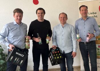 Die neue Geschäftsführung (von links): Tino Mocken, Manuel Scheyerl, Stefan Staudinger und Felix Müller